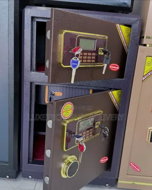 Double Door Safebox 140kg Digital Locking System Fireproof