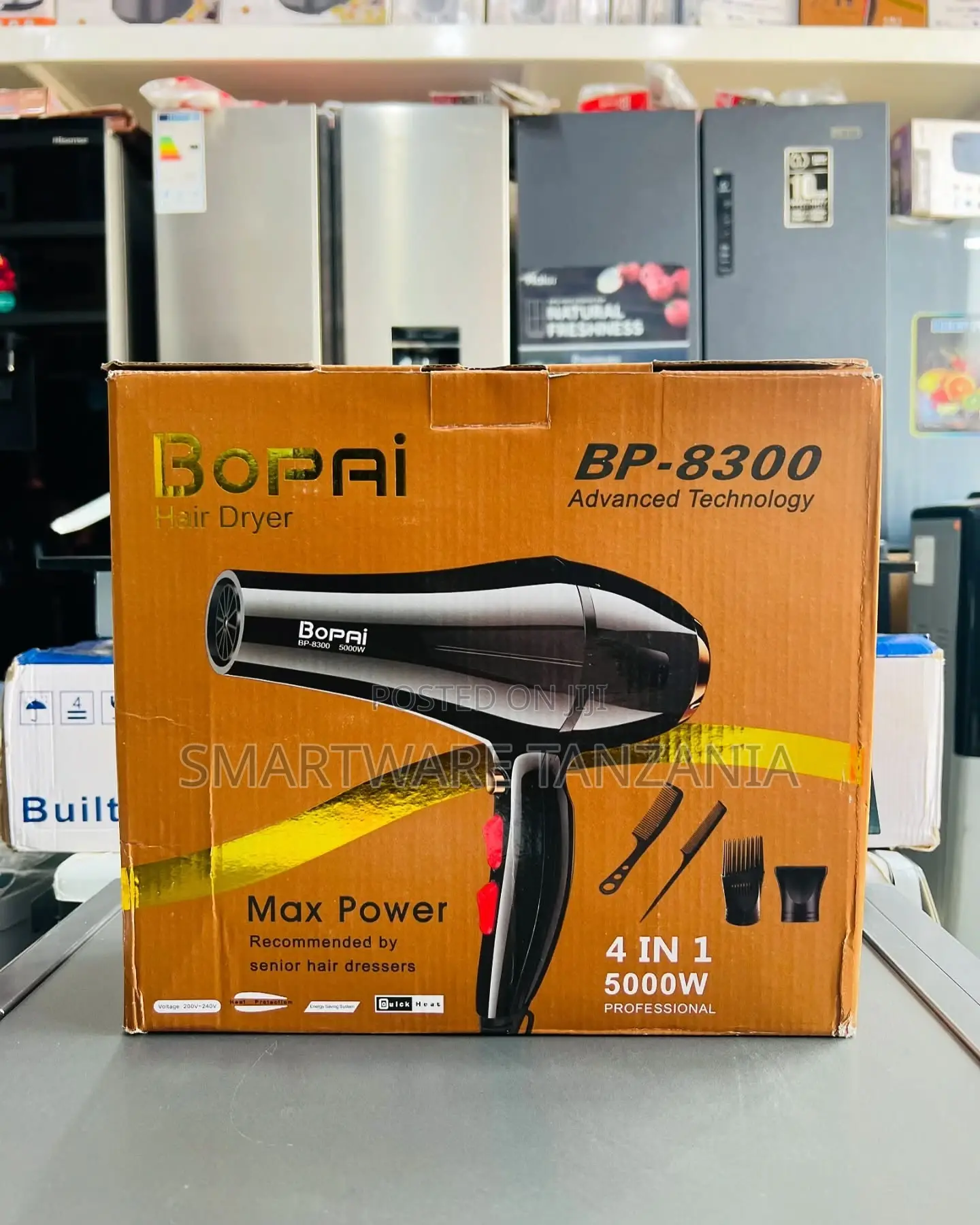 Bopai Hair Dryer Blow Dryer 2 Speed 3 Heat Settings Fast Dry