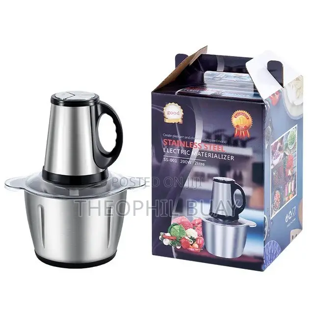 3L Food Chopper Steel Nzuri Sana