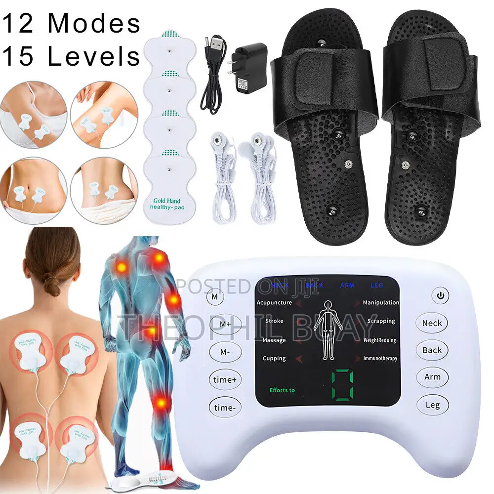 Electric Pulse Massager Muscle Stimulator Pain Relief Thrapy
