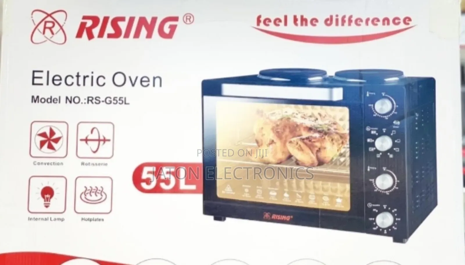 Rising Electric Oven 55L