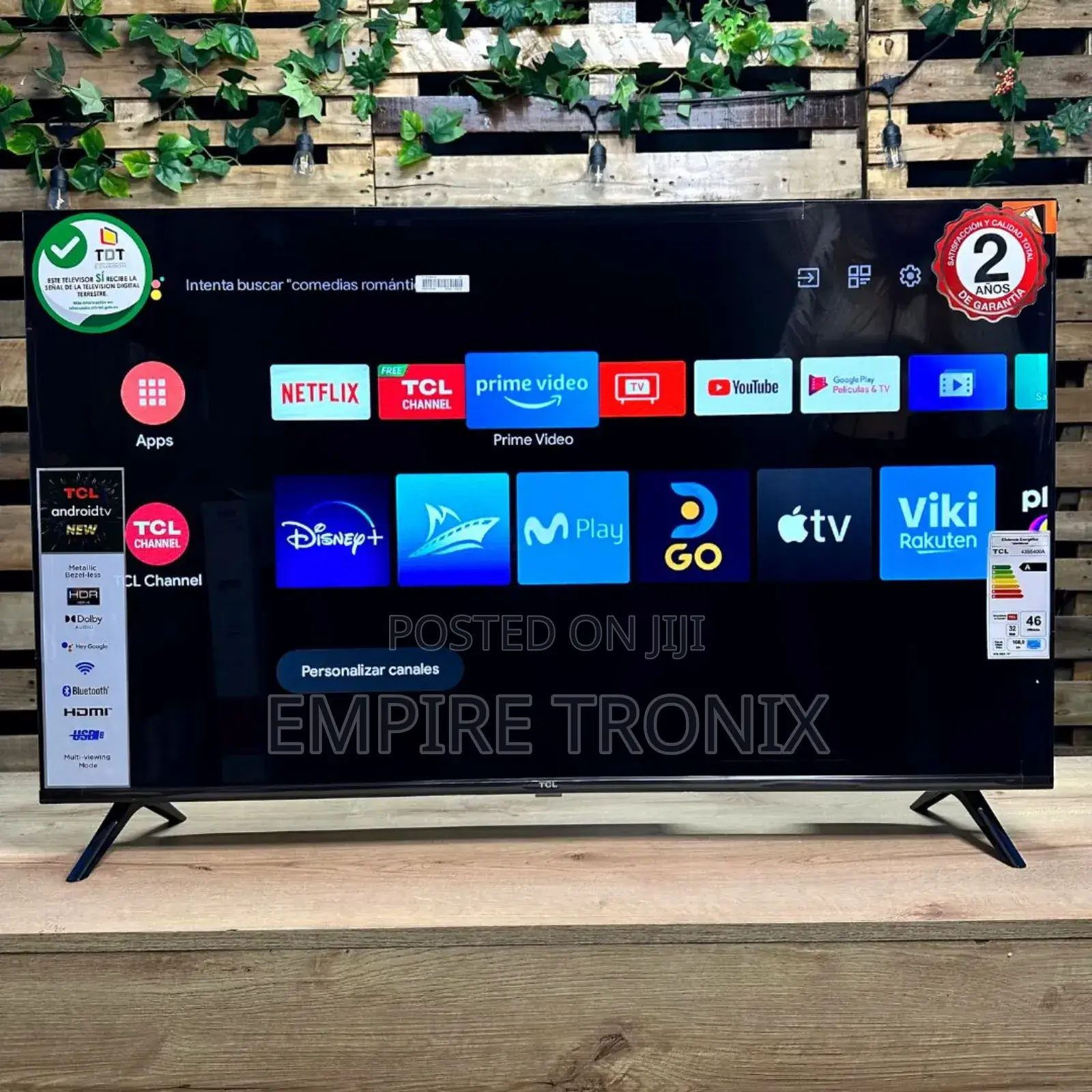 TCL 43" FHD Smart Android TV 43s5400af
