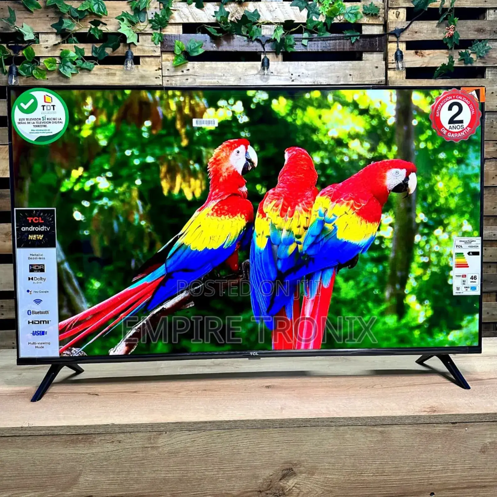 TCL 43" FHD Smart Android TV 43s5400af