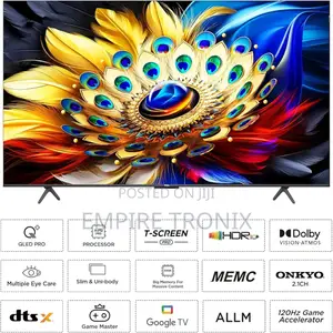 TCL 55 Inch Ultra HD Smart QLED Google TV 55C655 (Black)