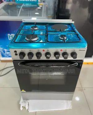 Hisense Cooker 3 Gas 1 Electric Hob + Electric Oven 60x60cm