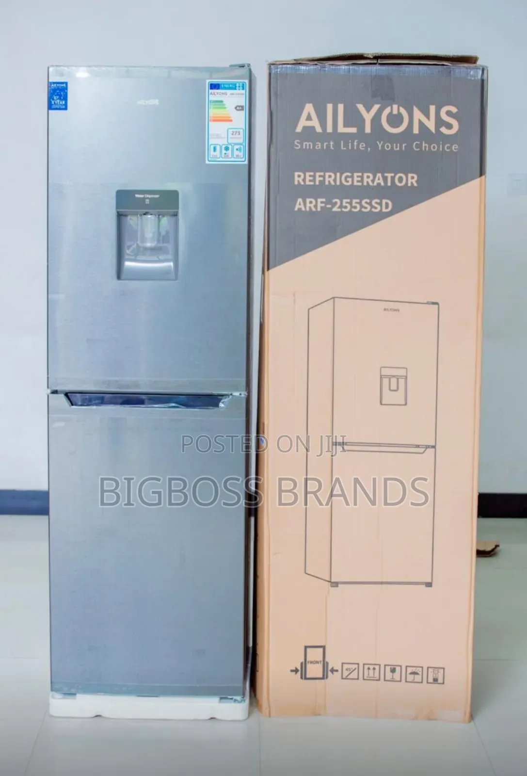 Ailyons Refrigerator Non Frost With Water Dispenser 254L