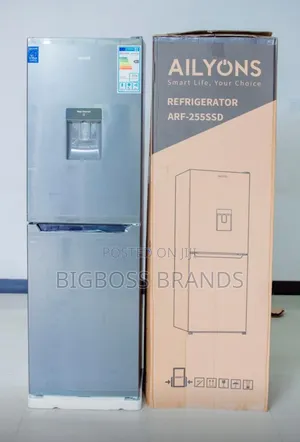 Ailyons Refrigerator Non Frost With Water Dispenser 254L