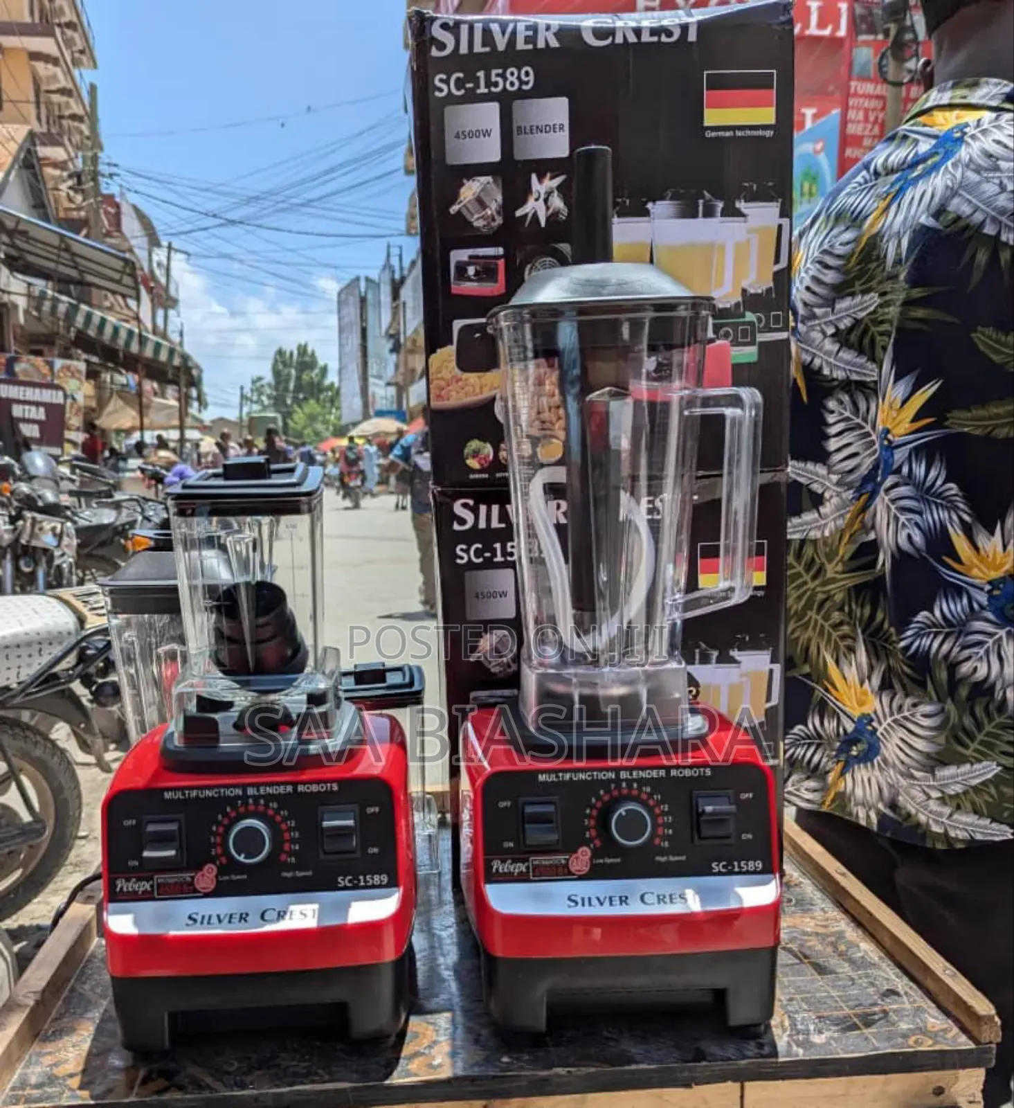 Heavy Duty Blender Silver Crest
