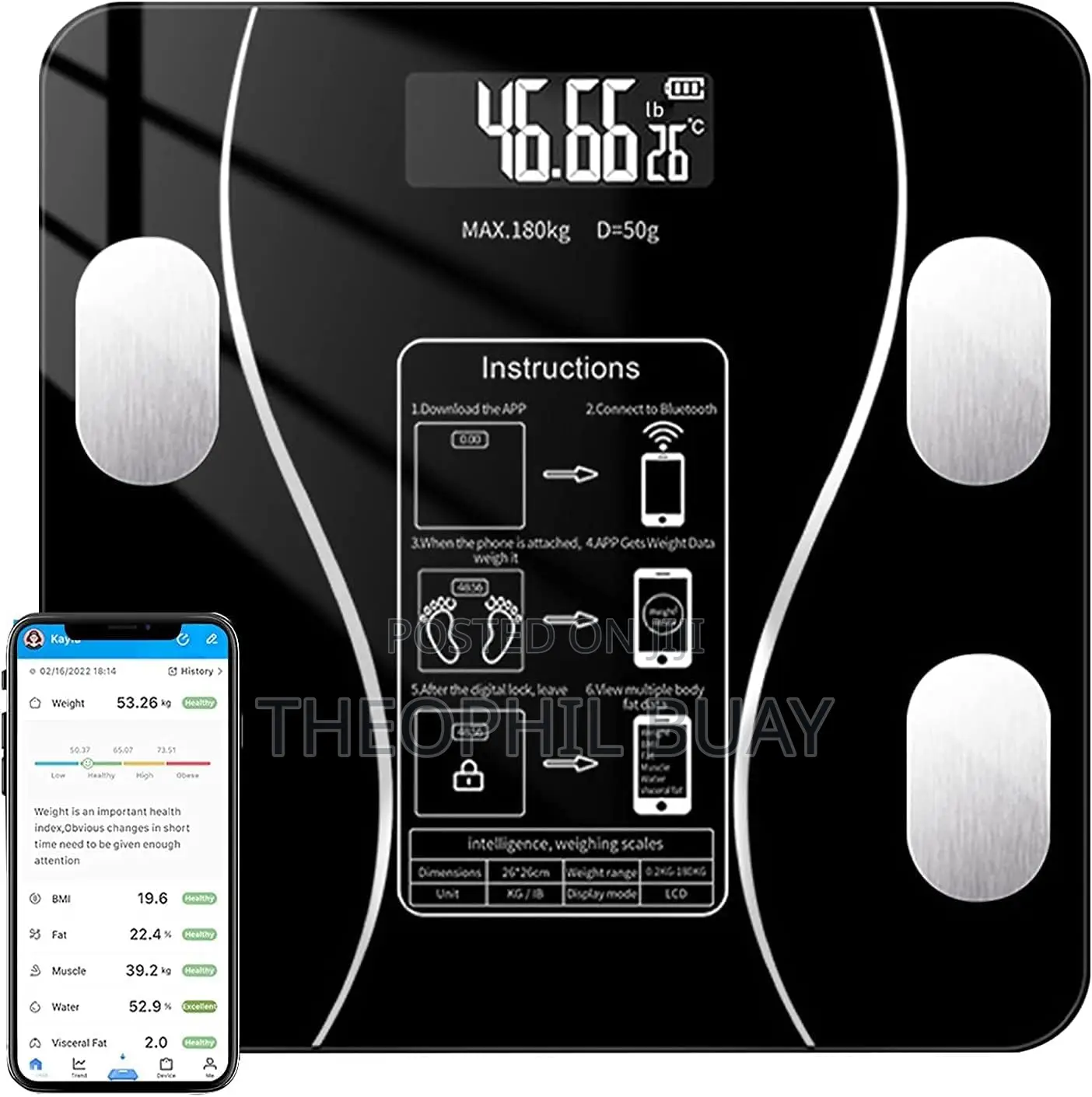 Smart Personal Scale Bluetooth