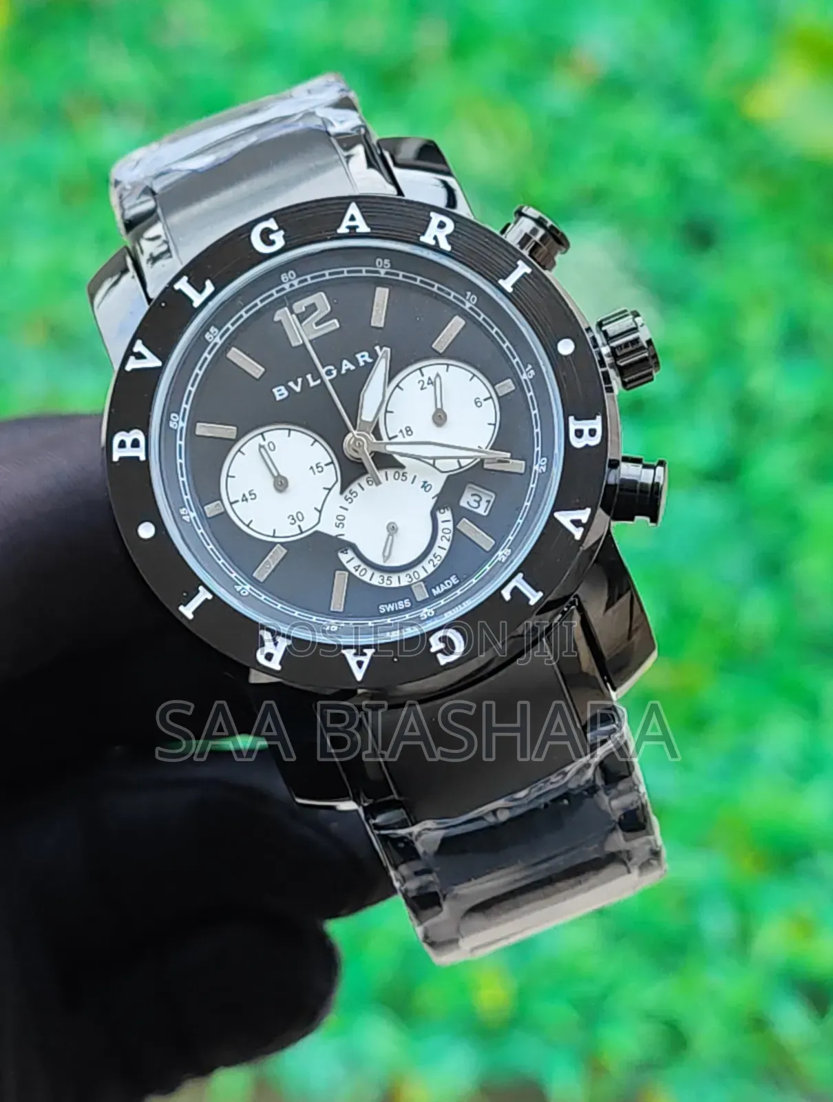 Bvlgari Automatic Watch Black Belt