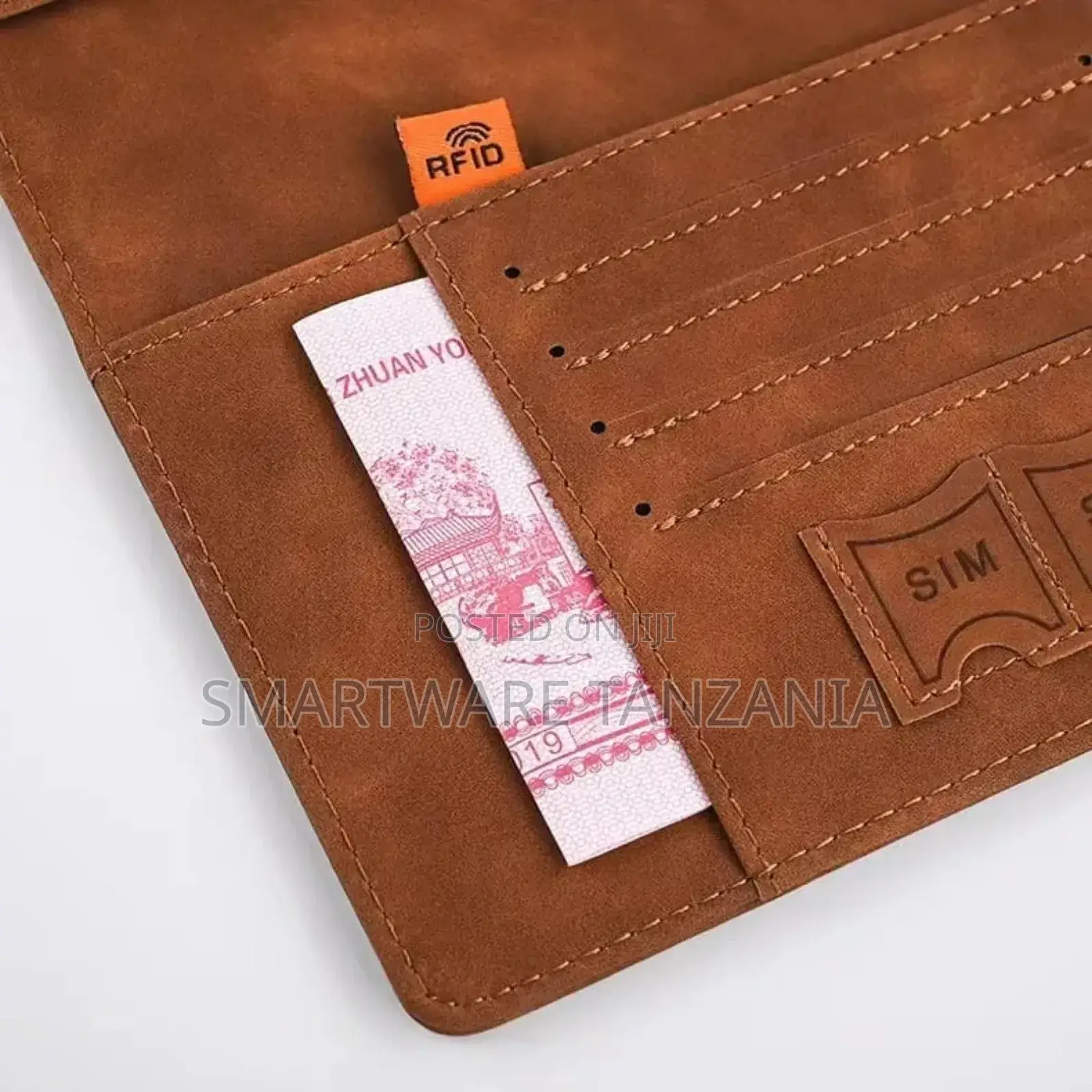 Passport Holder Faux Leather Passport Cover With RFID Block