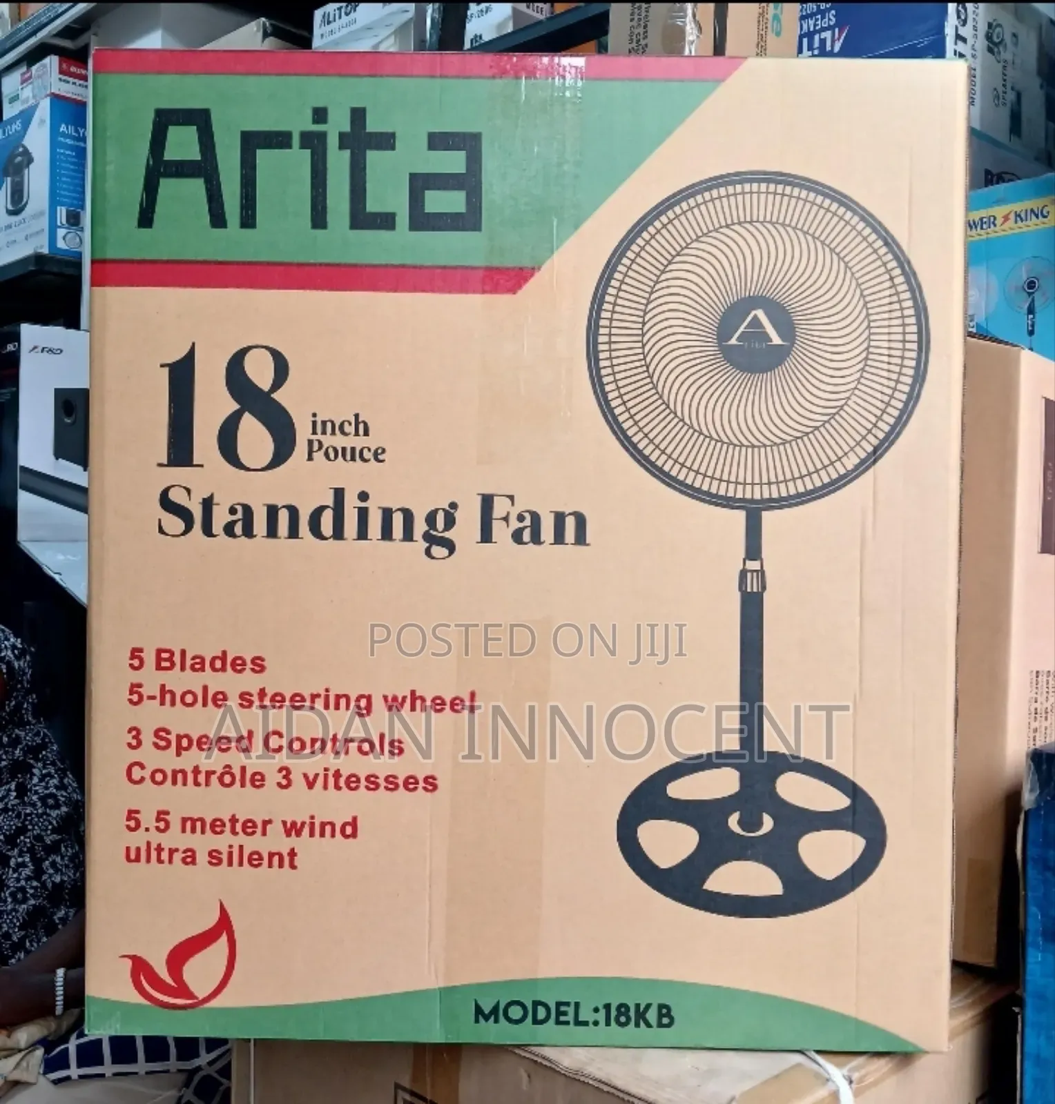 Arita Stand Fan 18