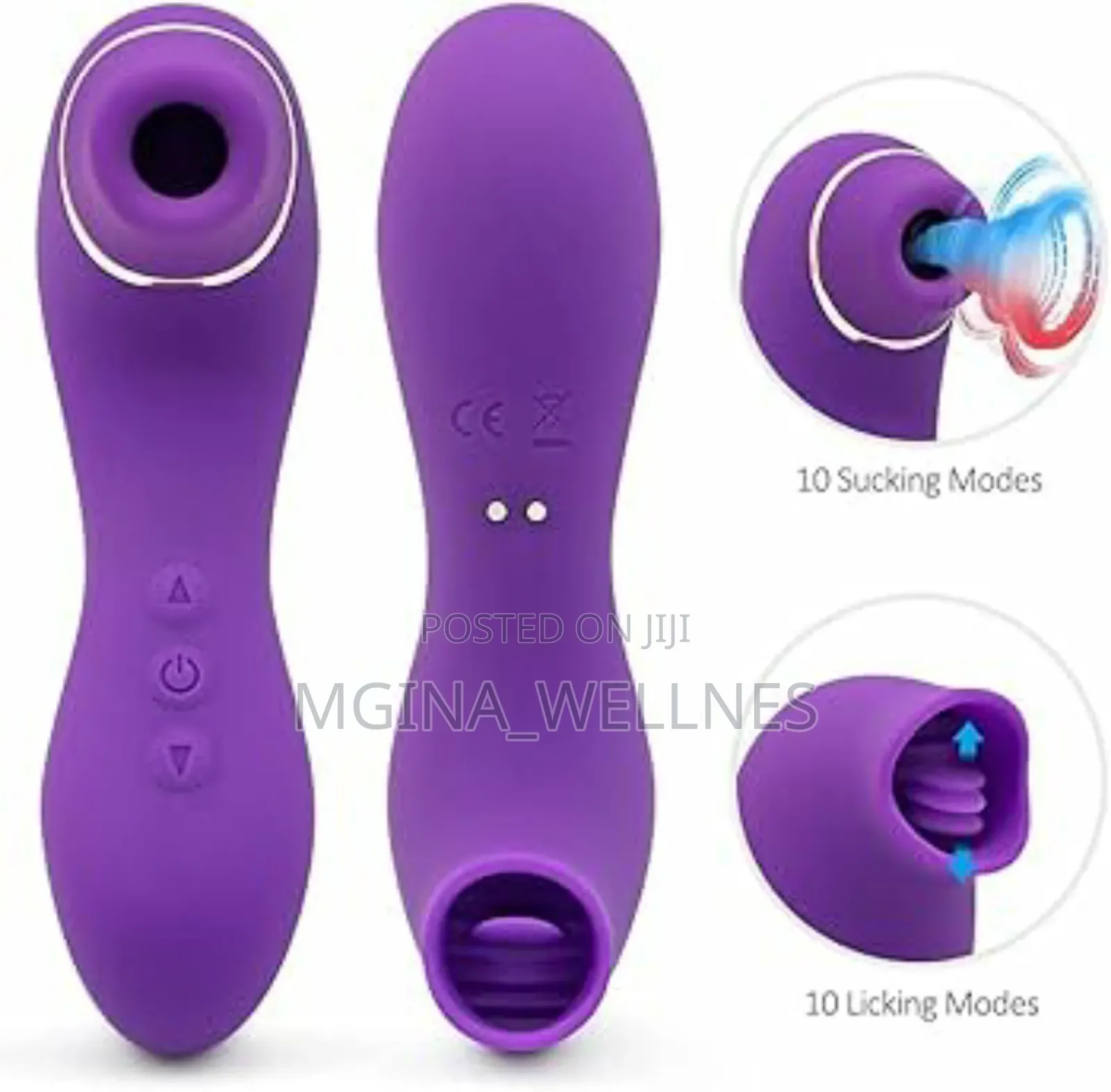 Female 10 Frequency Tongue Licking Tidal Blow Vibrator