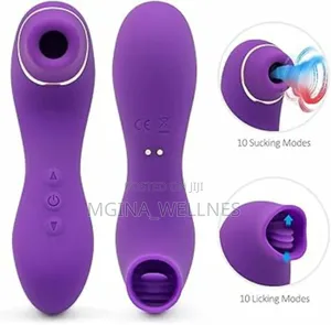 Female 10 Frequency Tongue Licking Tidal Blow Vibrator