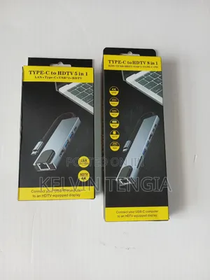 Type C to HDTV 8 in 1 Adapter
