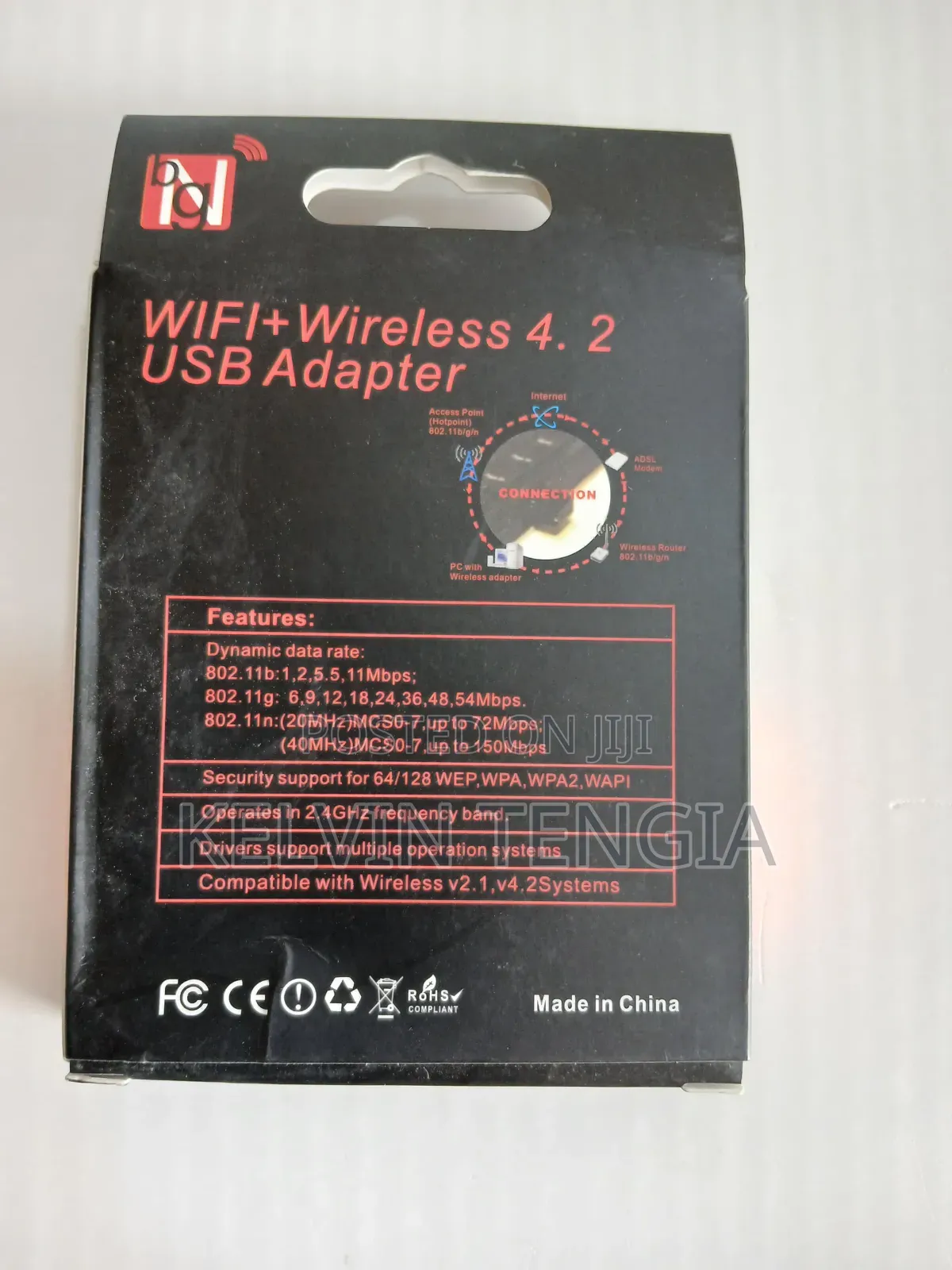 Wifi +Wireless 4.2 USB Adapter