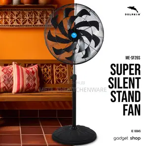 Dolphin Super Silent 26" Industrial Stand Fan: ME-SF26S