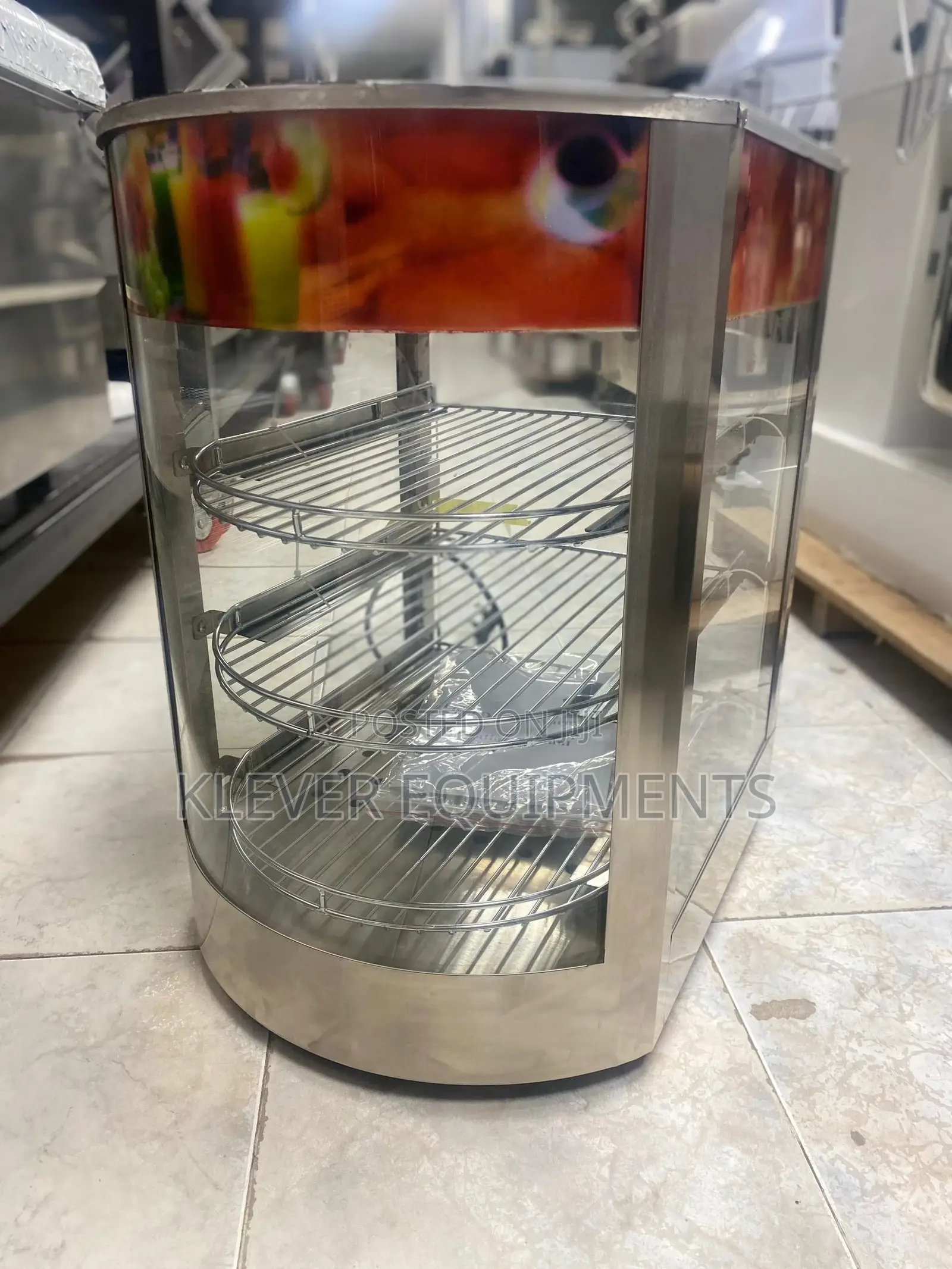 Commercial Pie Food Warmer Showcase Display