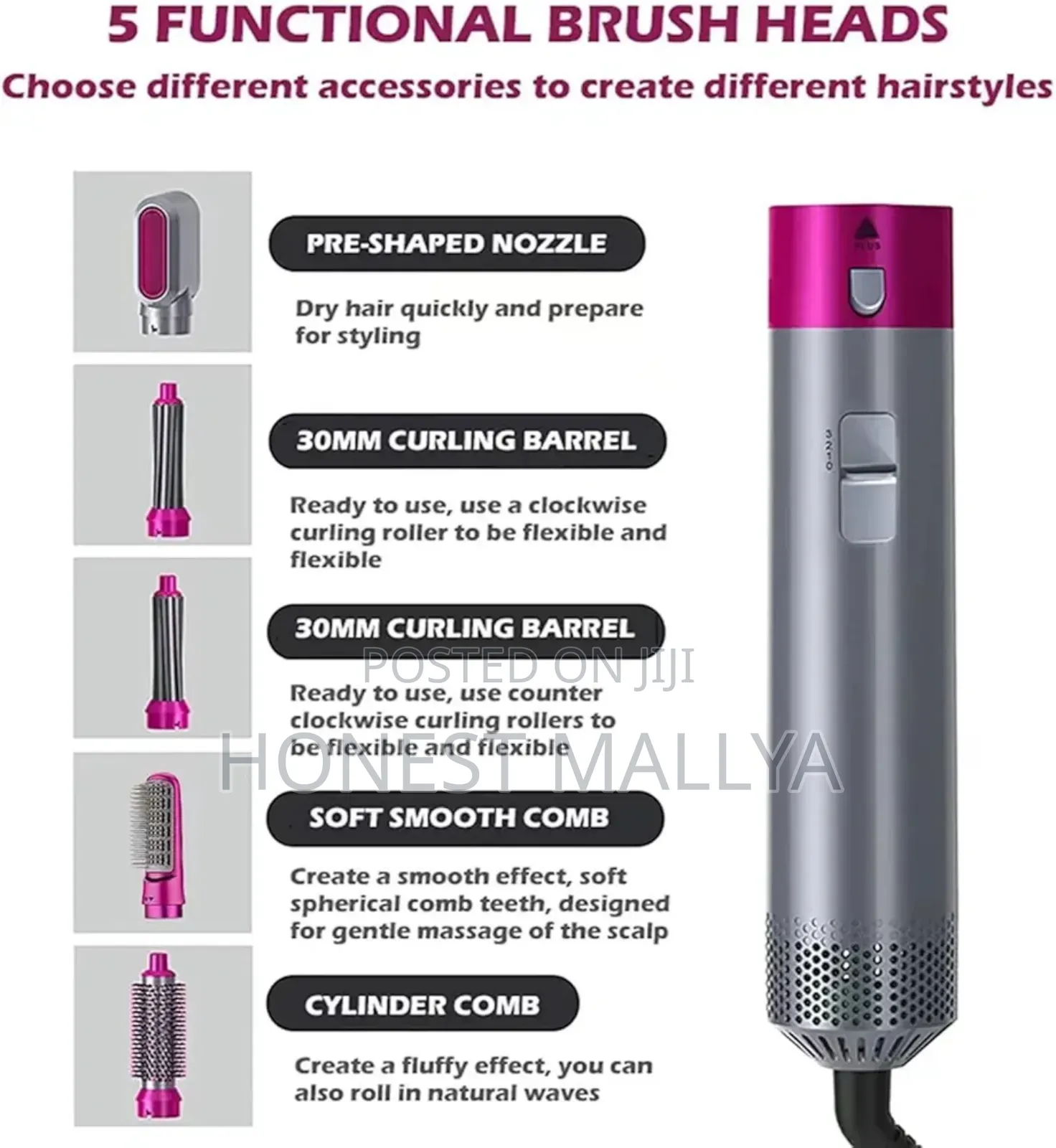 5 in 1 Hot Air Style