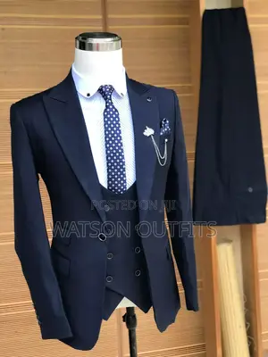 New Original Blue Colour Men Suits