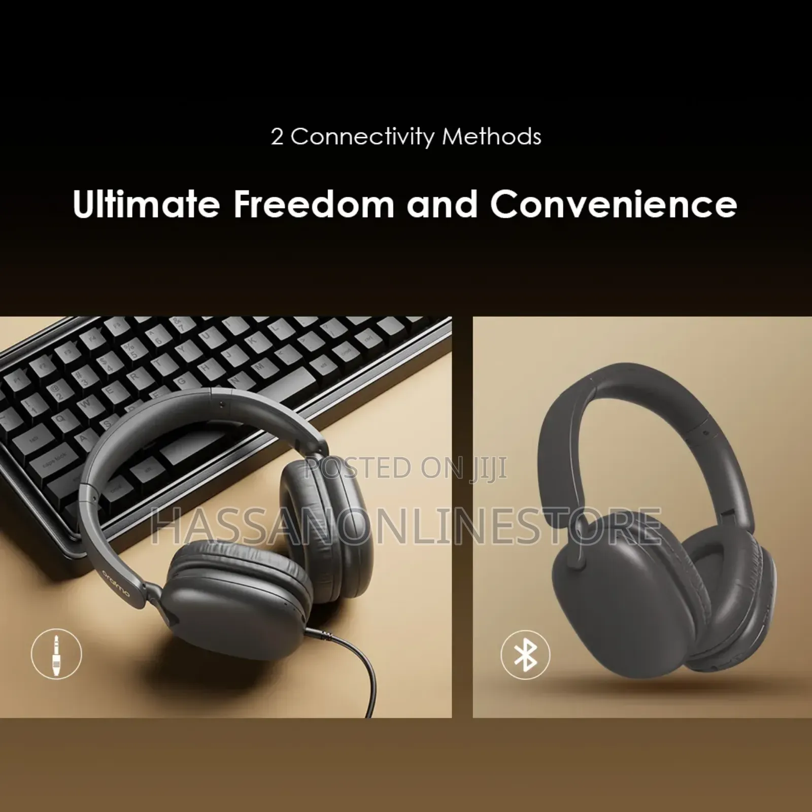 Oraimo Boompop Lite Enc Over-Ear Wireless Headphones