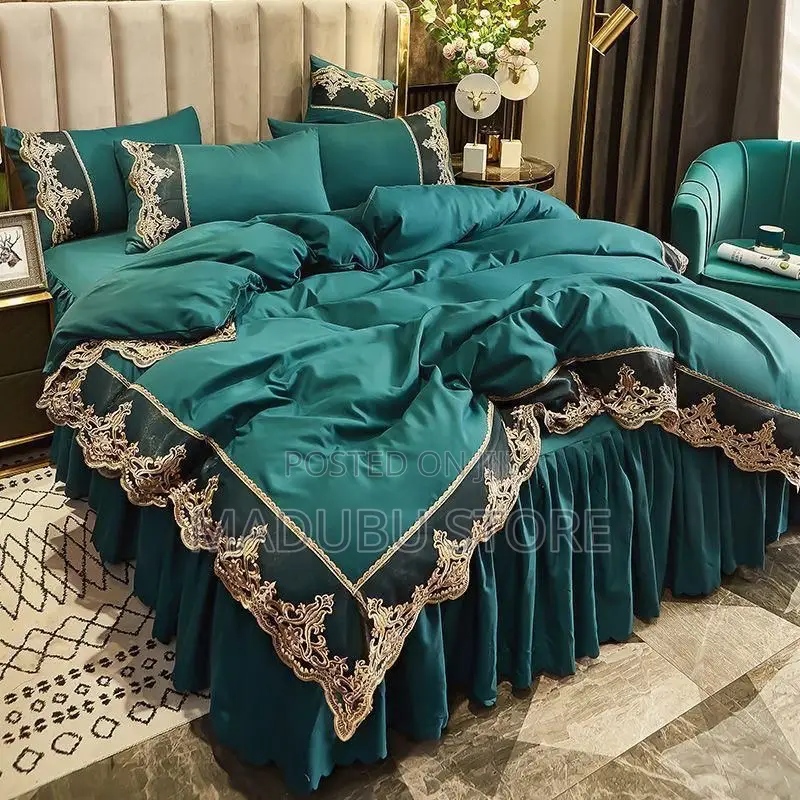 6piece Set King Size 1duvet Cover, 4pillow Case, 1bed Cover