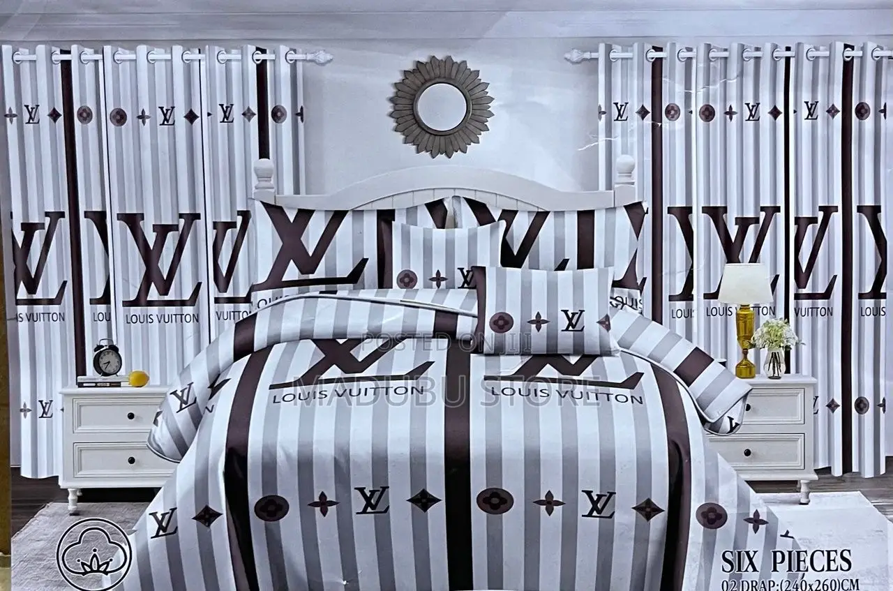 *QUALITY BEDSET* 2bed Sheet, 2curtain, 4pillow Cover