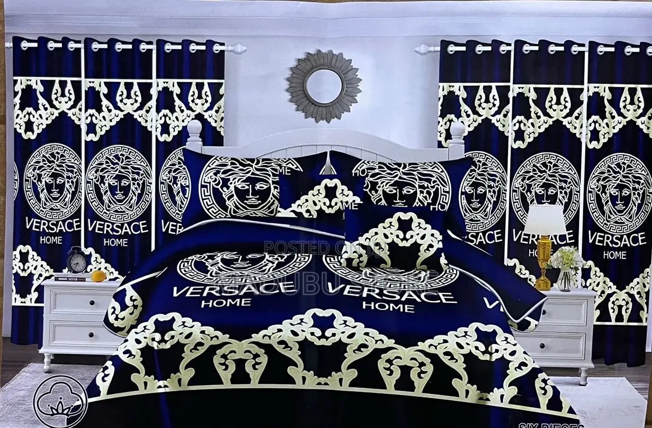 *QUALITY BEDSET* 2bed Sheet, 2curtain, 4pillow Cover