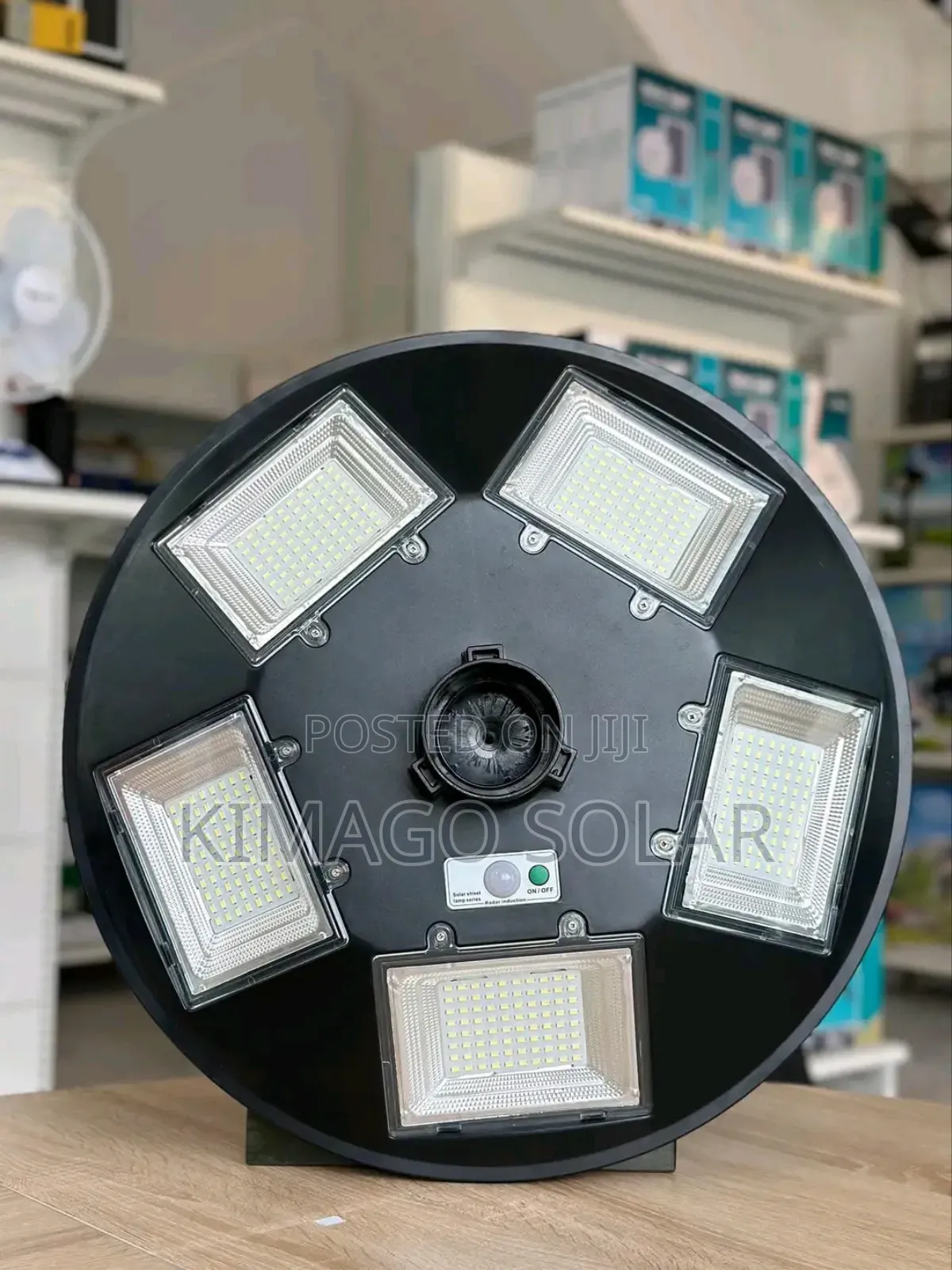 Round Solar Light 500W Zinapatikana