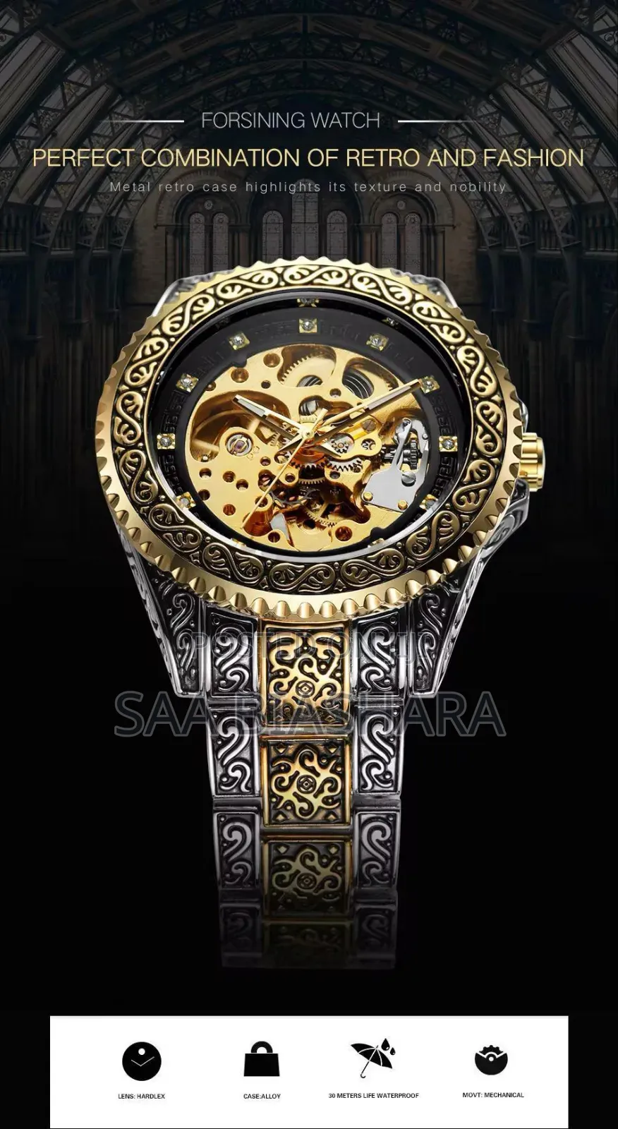 New Forsining Automatic Watch Classic Sana G/S