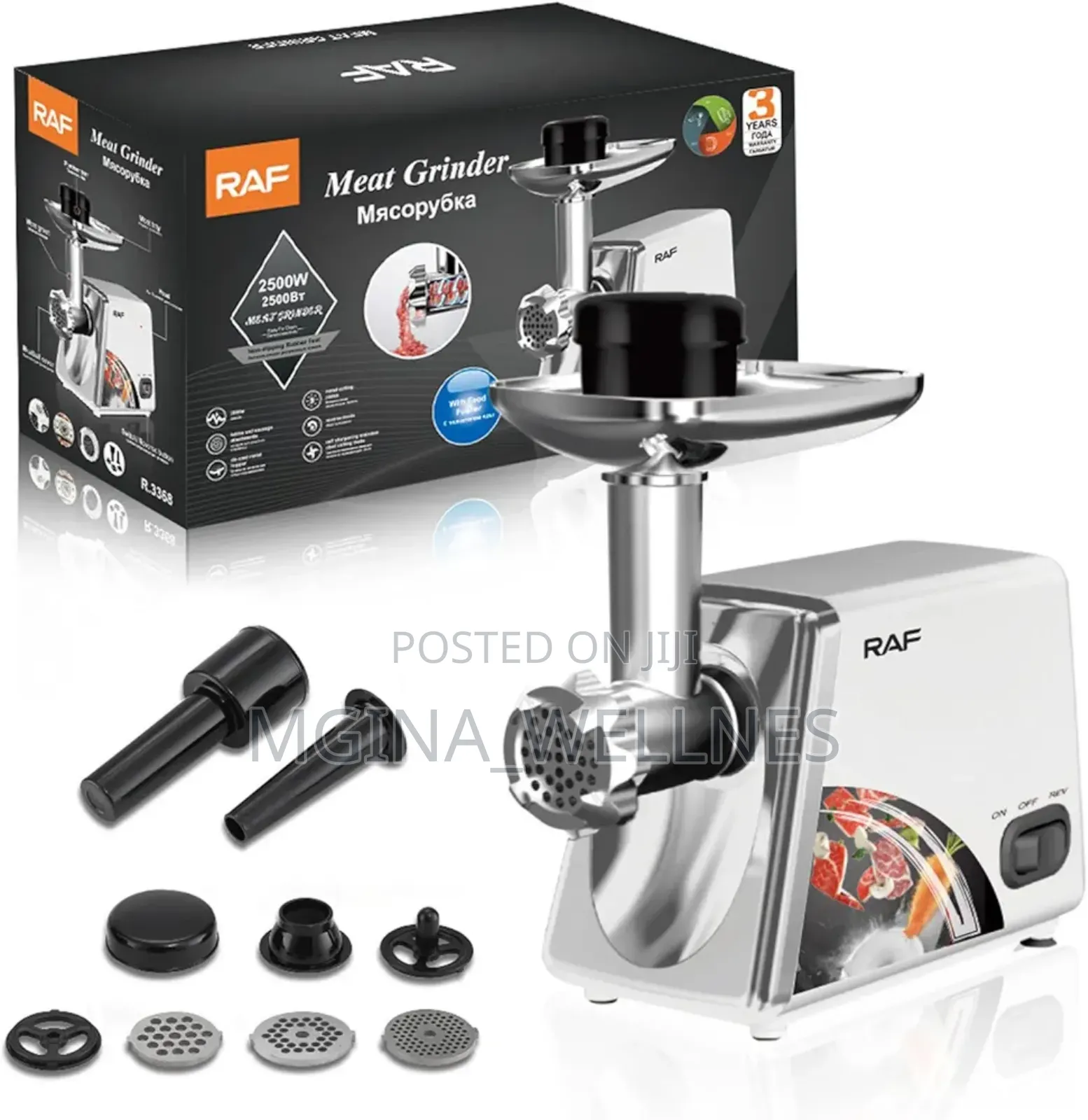 Electric Meat Grinder, Sausage Topping Meat Grinder 2500W