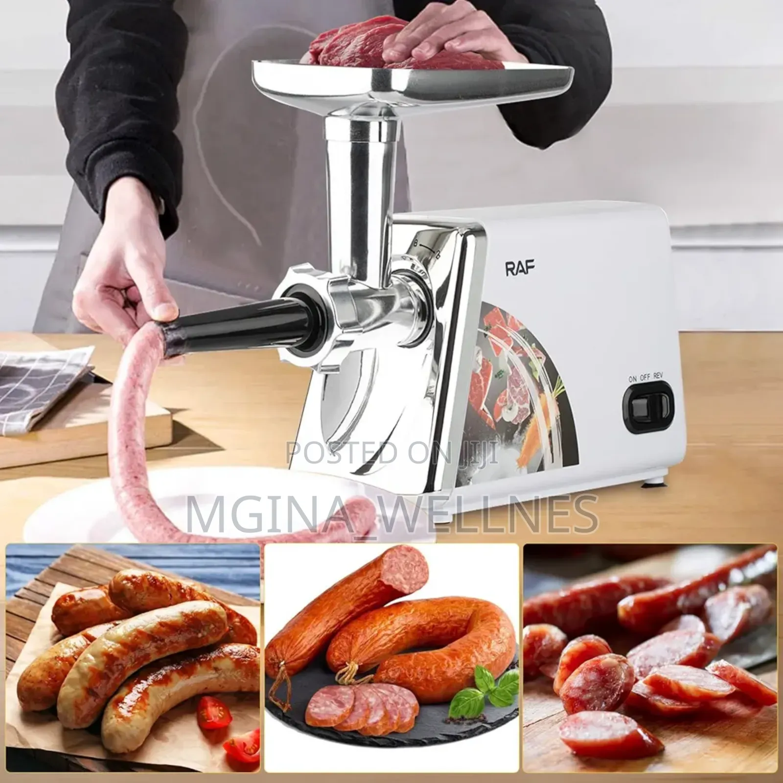 Electric Meat Grinder, Sausage Topping Meat Grinder 2500W