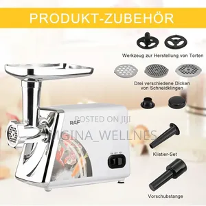 Electric Meat Grinder, Sausage Topping Meat Grinder 2500W