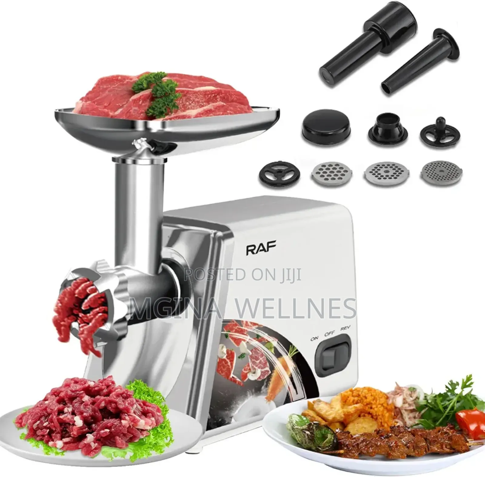 Electric Meat Grinder, Sausage Topping Meat Grinder 2500W