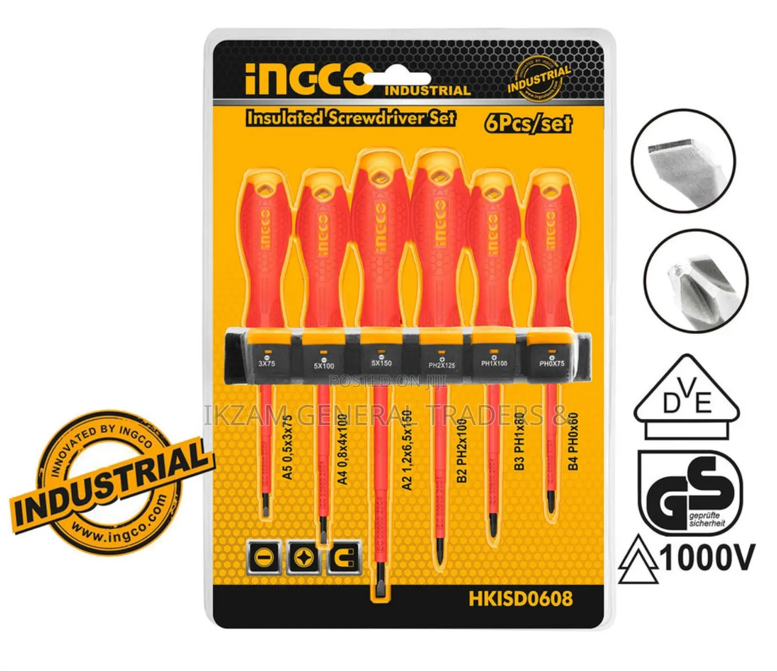 Insulated Screwdriver Set 6pcs
