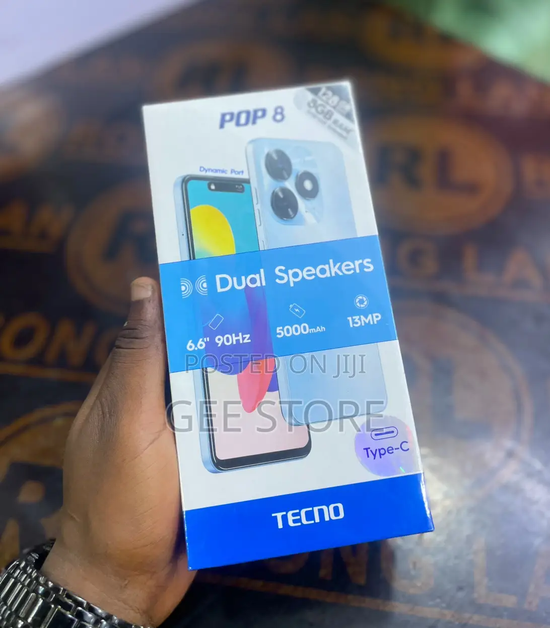 New Tecno Pop 8 128 GB Black