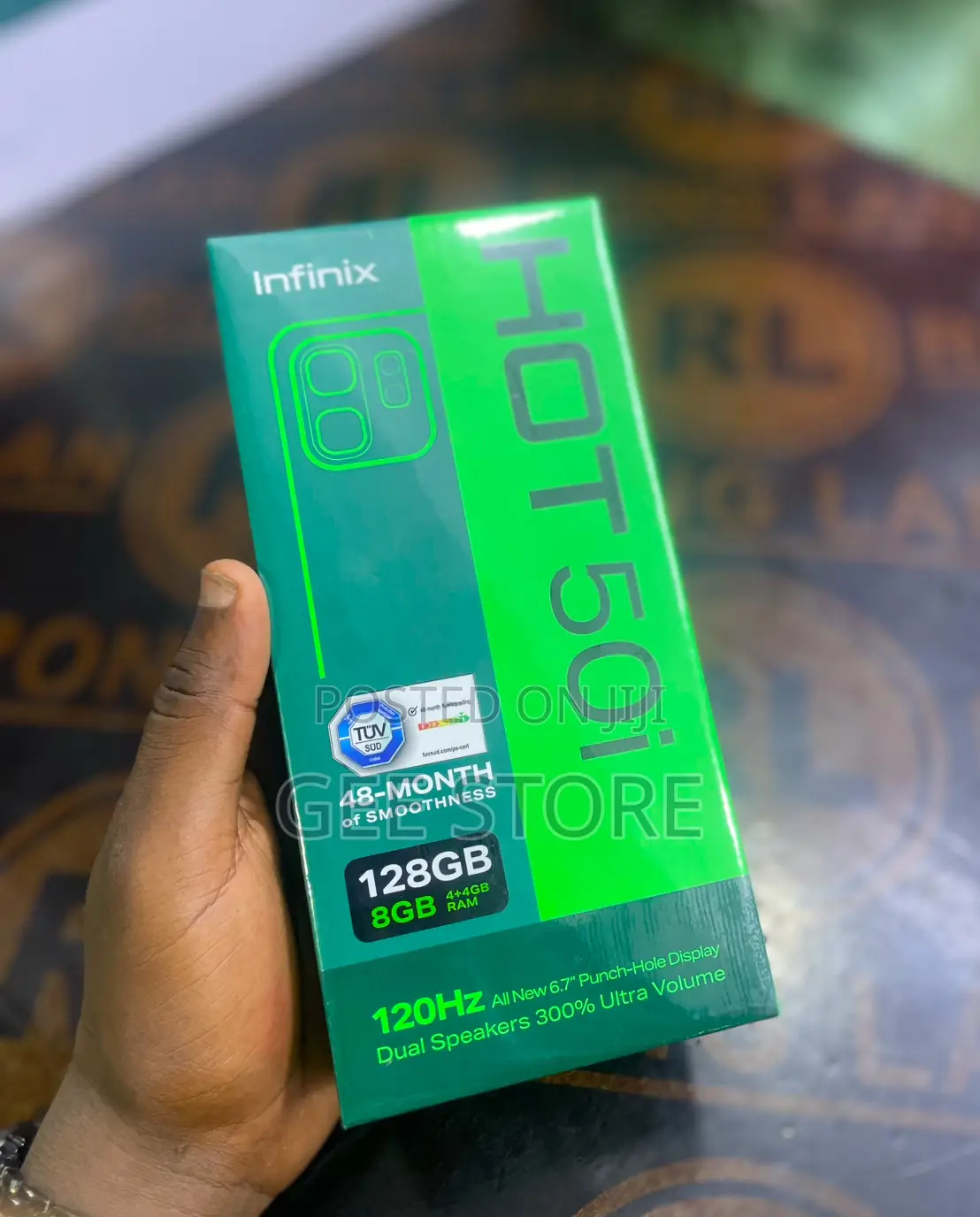 New Infinix Hot 50i 128 GB Black