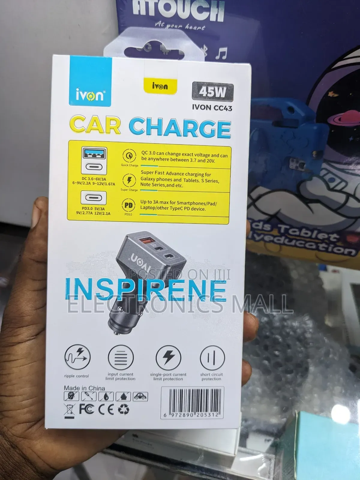 Ivon Car Charger 45W