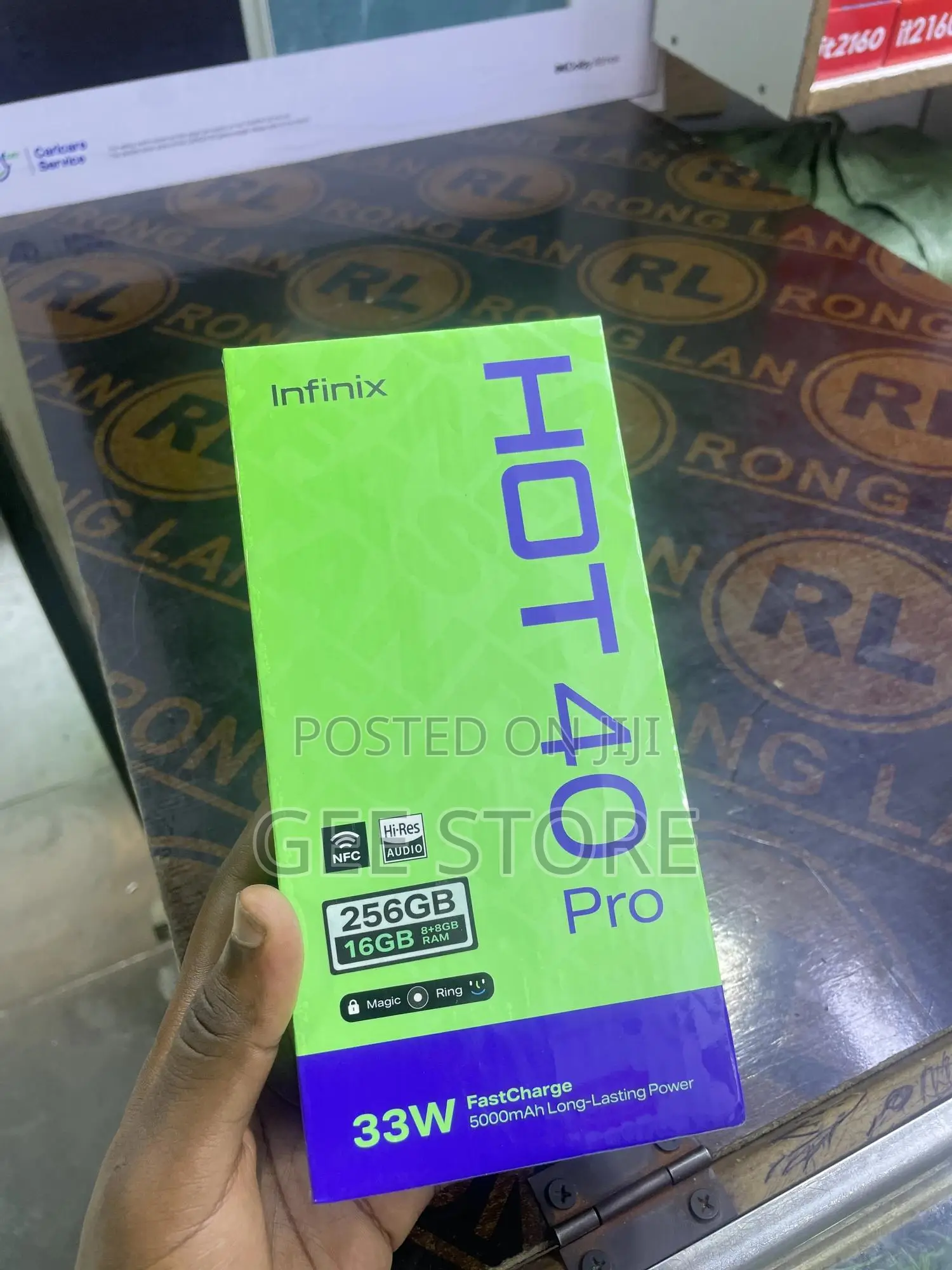 New Infinix Hot 40 Pro 256 GB Black