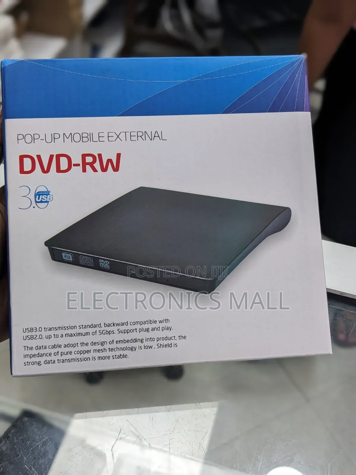 Pop- Up Mobile External DVD-Rw 3.O