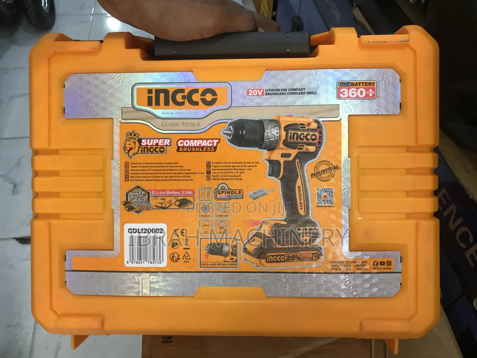 Ingco Codless Drill Brushless