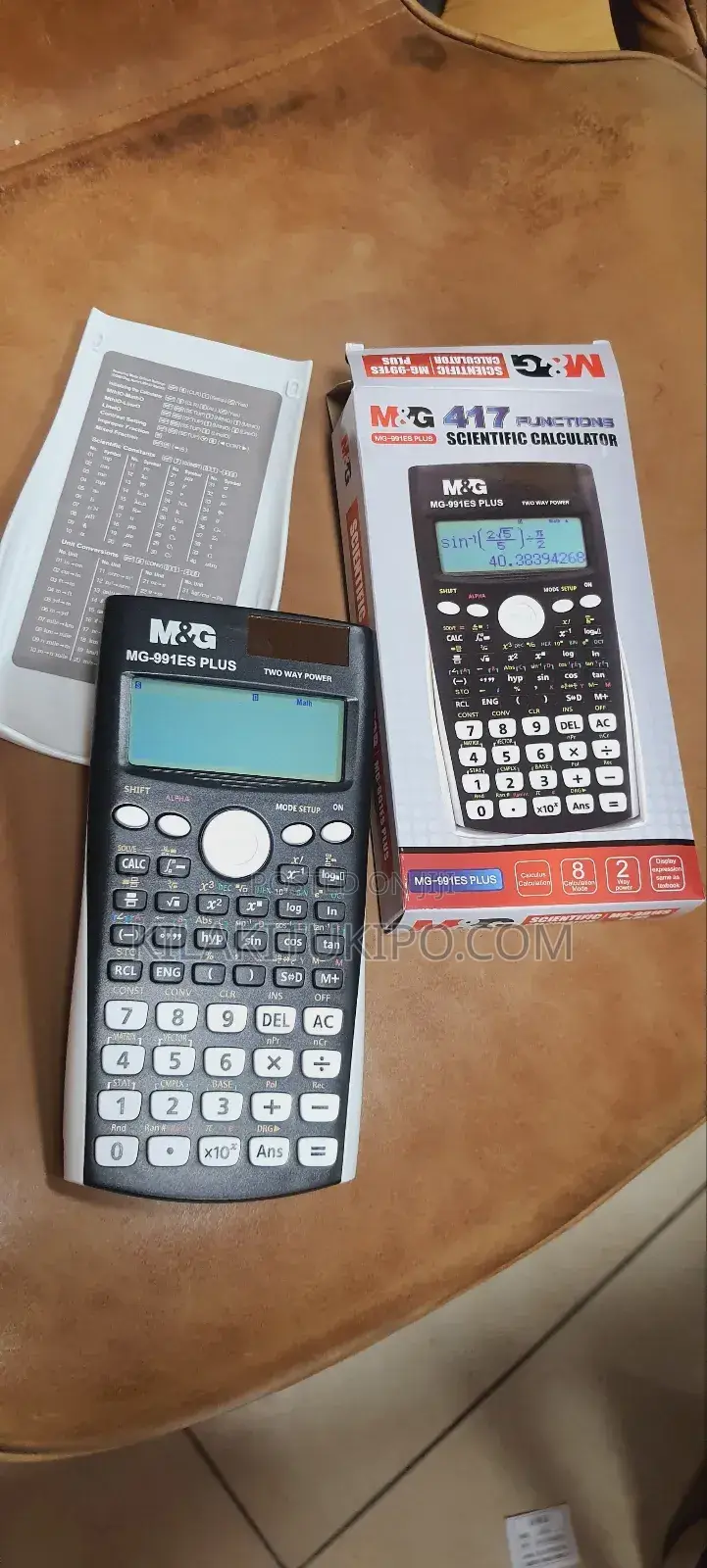 Scientific Calculator 417 Functions M G