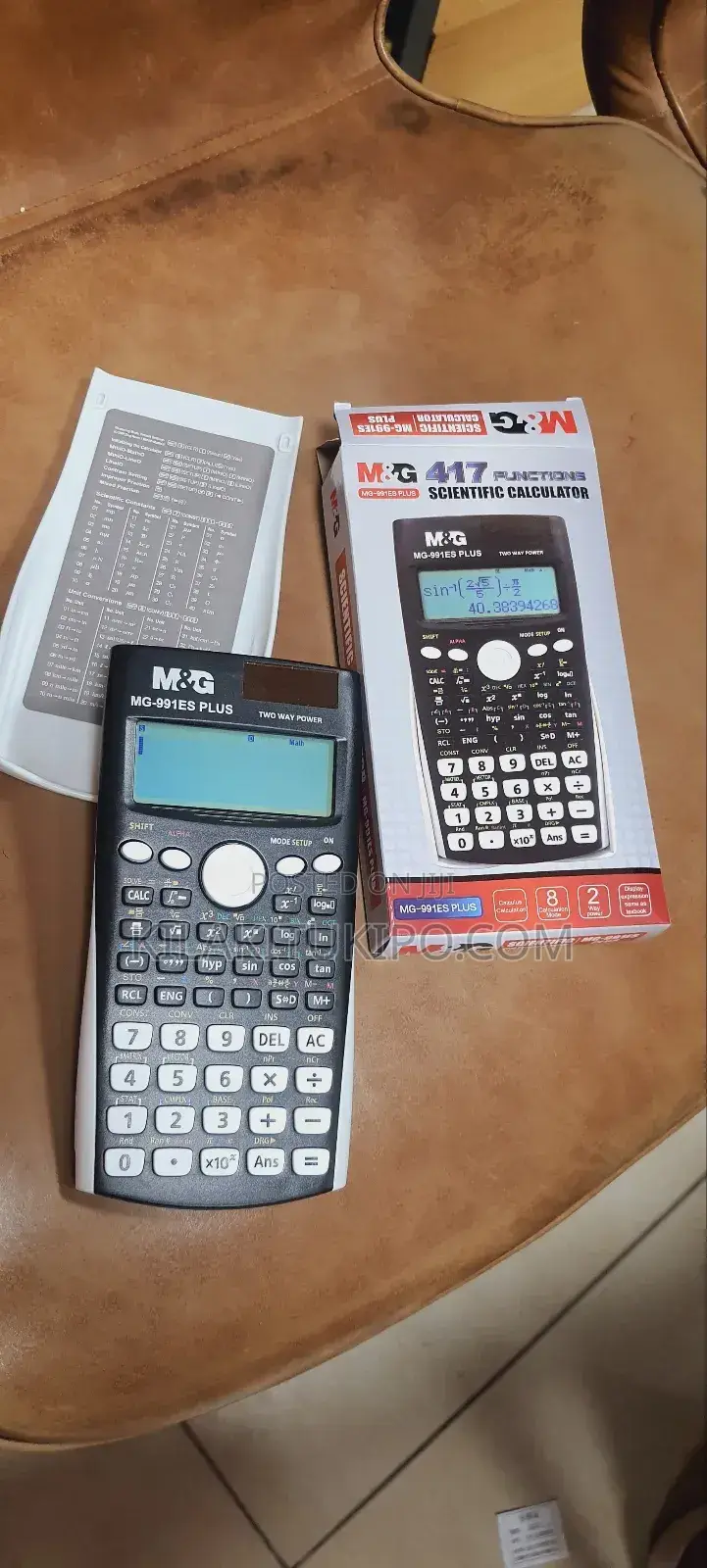 Scientific Calculator 417 Functions M G