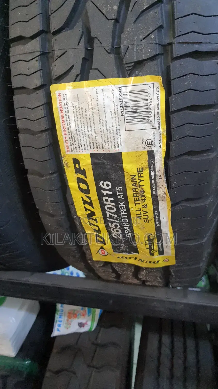 Dunlop All High Way Terrain Suv 4X4 Tyre Available