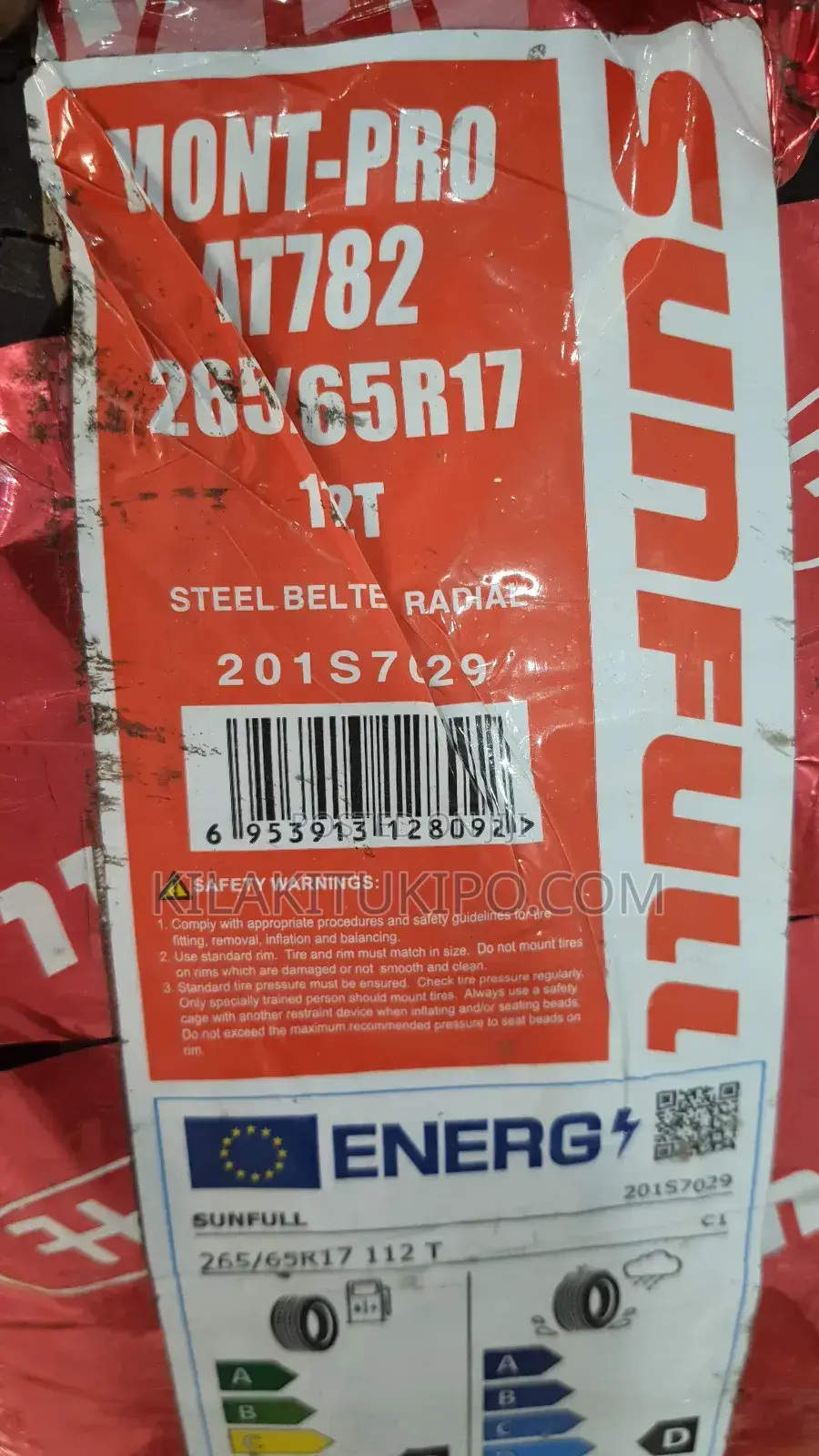 Sun-Full Mont PRO Energy Tyres All Size Available