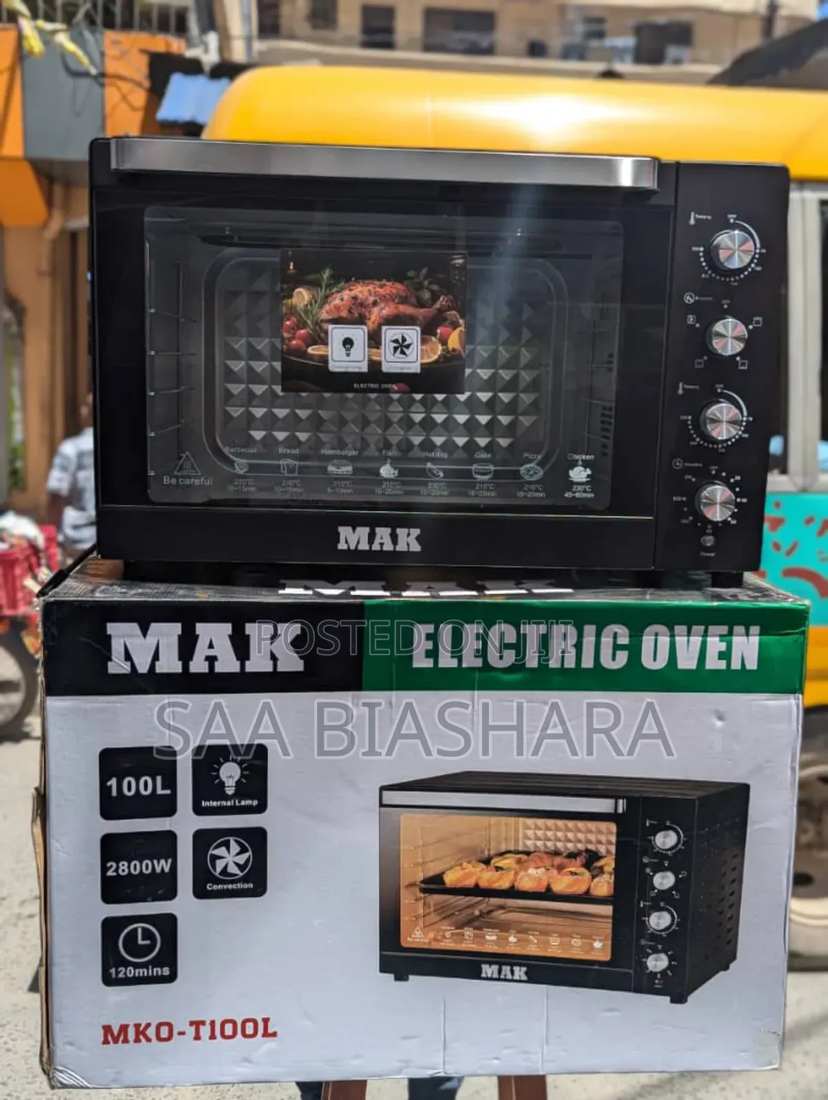 Mak Electric Oven 100L