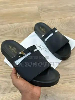 New Valentino Gavarani Leather Sandals Original