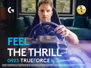 Logitech G923 Racing Wheel and Pedal TRUEFORCE 1000 Hz Force