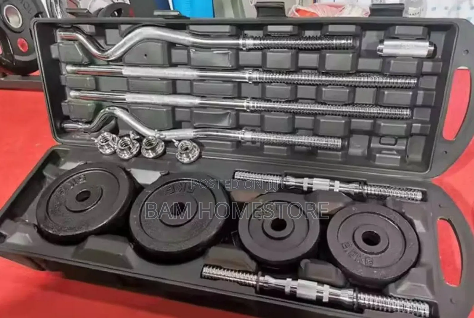 55kg Heavy Dumbbell Sets Barbell and Dumbbell Weight Set
