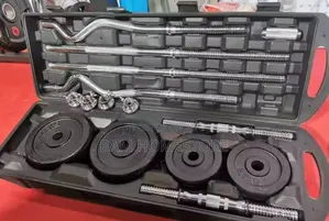 Photo - 55kg Heavy Dumbbell Sets Barbell and Dumbbell Weight Set